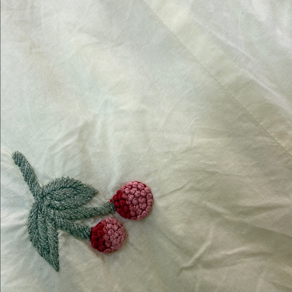 Vintage Anthropologie Odille Cherry Festival Sundress 12 P - Picture 8 of 9